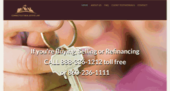 Desktop Screenshot of ctrealestatelaw.com